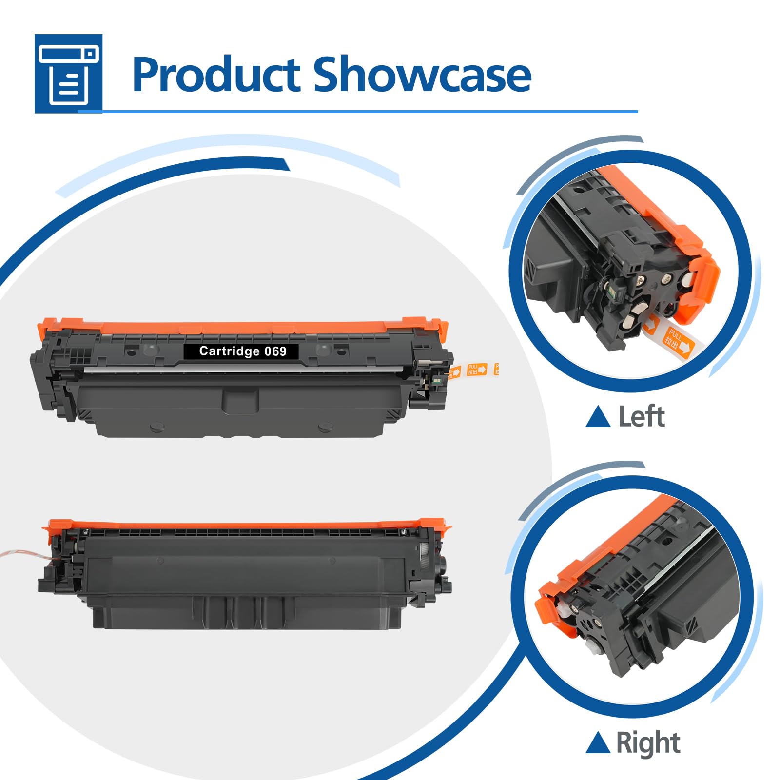 069 069H Toner Set Kompatibel für Canon I-sensys MF752Cdw MF754Cdw | ImageCLASS LBP673Cdw LBP674Cdw LBP674Cx MF751Cdw MF753Cdw MF755Cdw MF756Cx CRG-069 CRG-069H Schwarz Cyan Magenta Gelb, 4-Pack