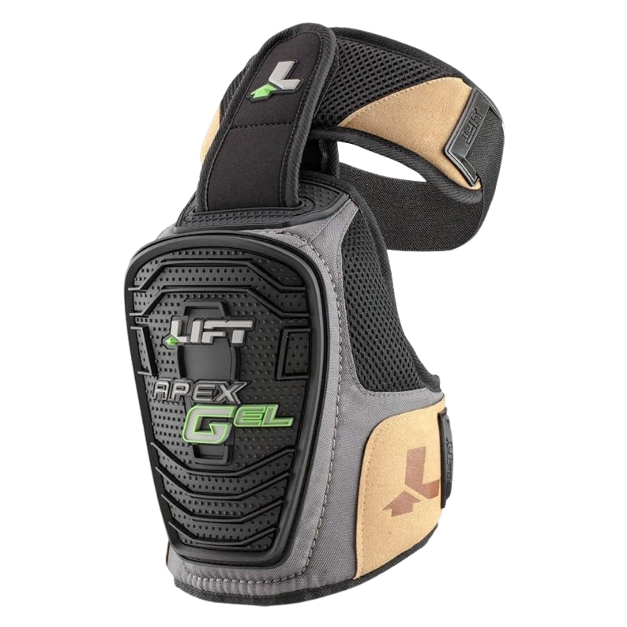 LIFT Safety Apex Gel-Knieschoner (schwarz, Einheitsgröße) – 1 Paar