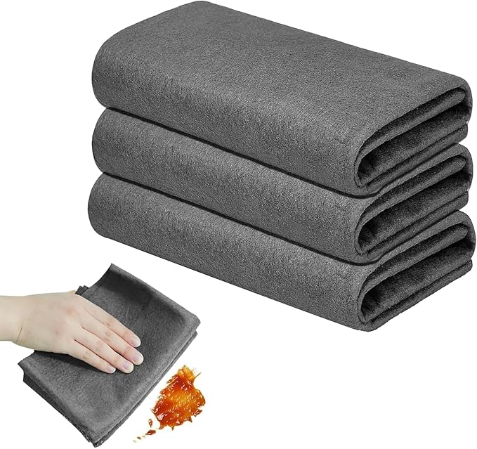 Thickened Magic Cleaning Cloth, Reusable Microfiber Glass Cleaning Cloths, 30X30 CM Lint-Free Cleaning Cloth Streak-Free Miracle Cloth for Tea Towels, Cars, Window, Mirror Glass (Pack of 2)