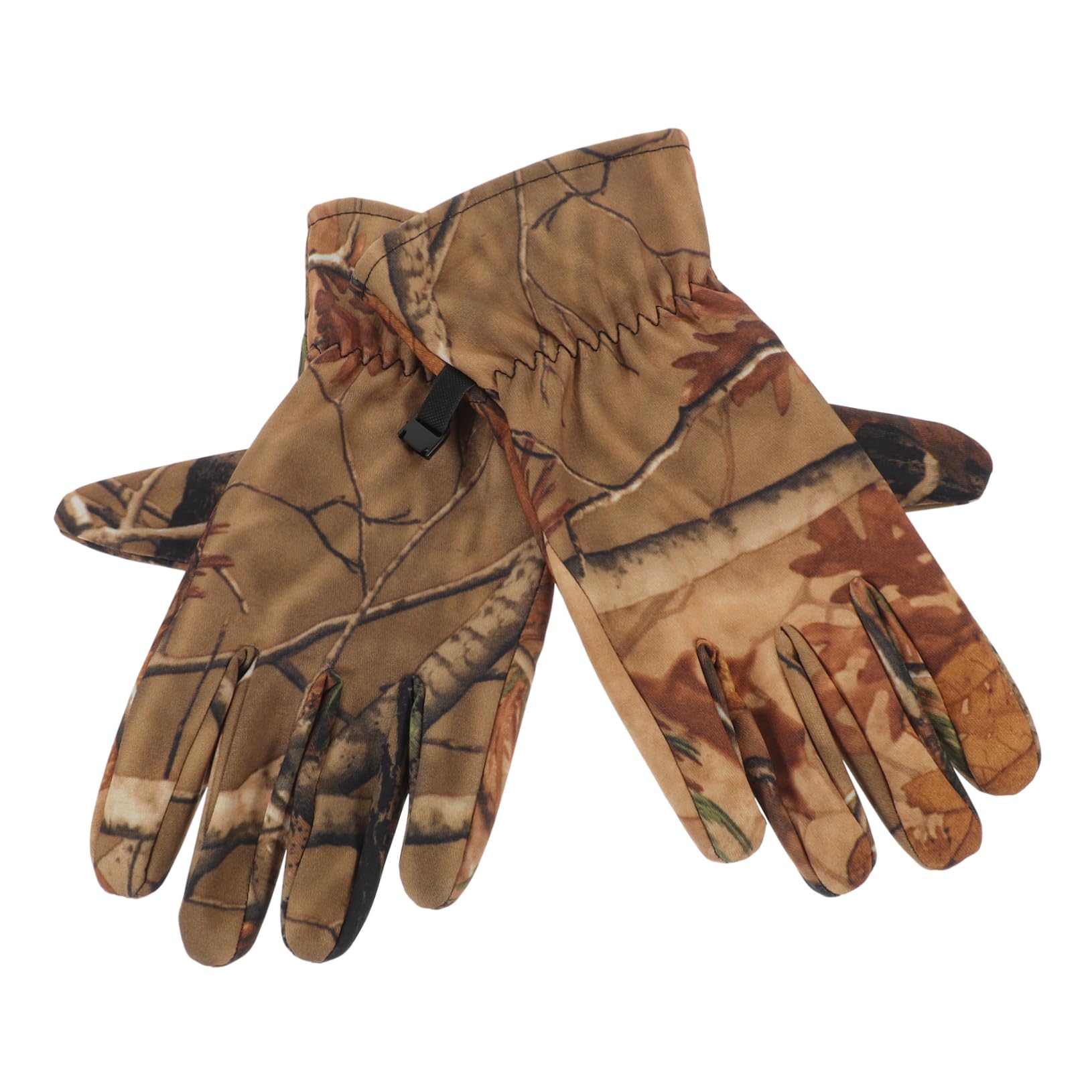 GANAZONO Guantes Forro Polar de Camuflaje Impermeables para Caza Dedos Completos Cálido y Resistentes al Viento para Actividades al Aire Libre y Esquí