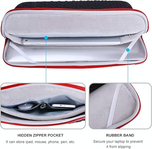 Miniatura 6 de iCozzier - Funda para ordenador portátil de 13 a 13,3 pulgadas con almohadilla de silicona Coner resistente a los golpes y al agua para MacBook