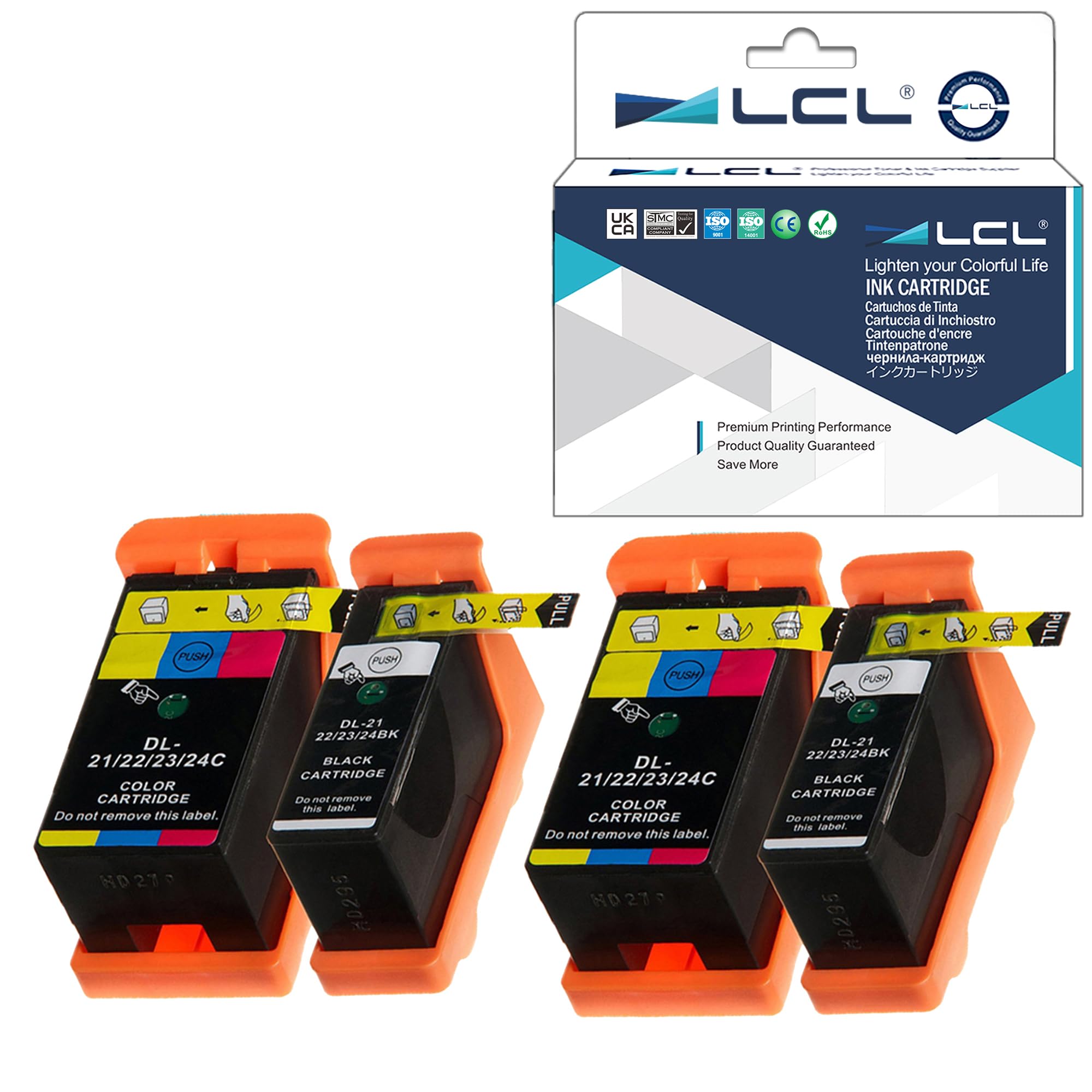 Tatrix Per DELL 21 22 23 24 Cartuccia Di Inchiostro DL21 Cartuccia - Foto 5