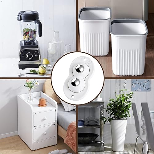 Miniatura 3 de Mini ruedas giratorias autoadhesivas, ruedas de 360 grados para electrodomésticos, ruedas de electrodomésticos para electrodomésticos pequeños de