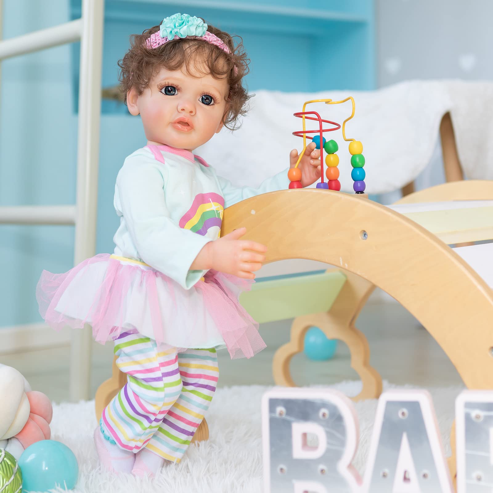 Amazon.co.jp: リボーンドール22インチ加重赤ちゃんリアルなリボーン