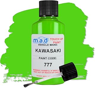 MYLDAN AUTO DESIGN MAD PAINTS TOUCH UP PAINT LIME GREEN 777 30ML FOR KAWASAKI MOTORBIKE BIKE CAR