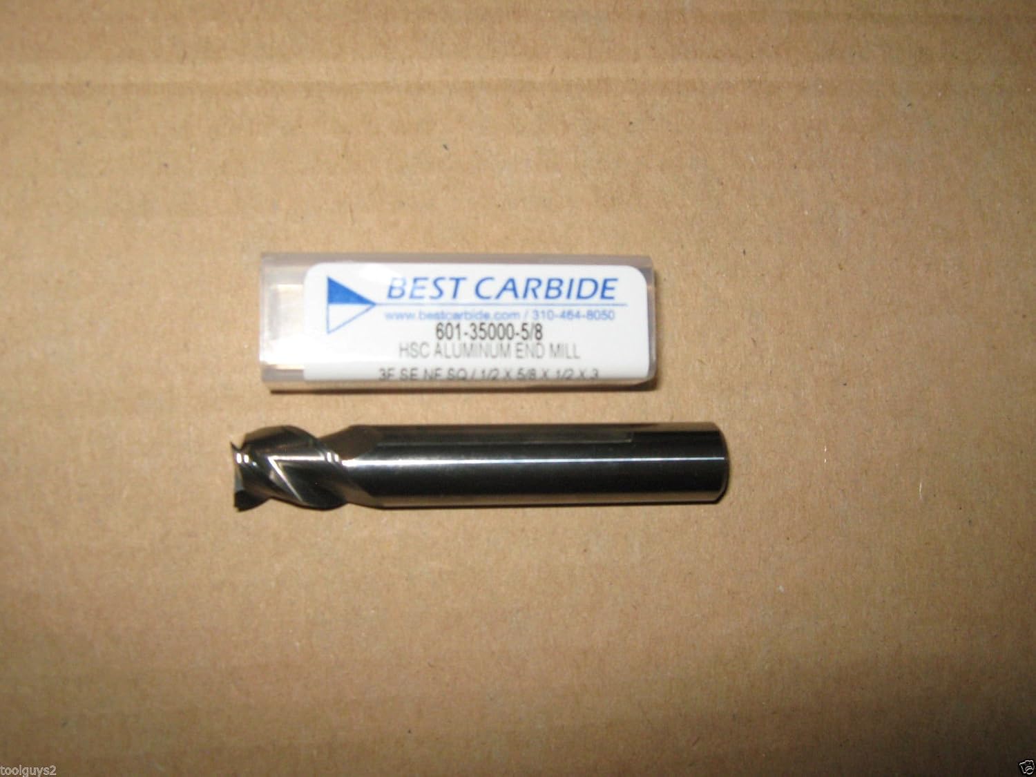 1/4"dix3/8"LOC x2 1/2" long - 3 Flute High Performance Aluminum Carbide End Mill
