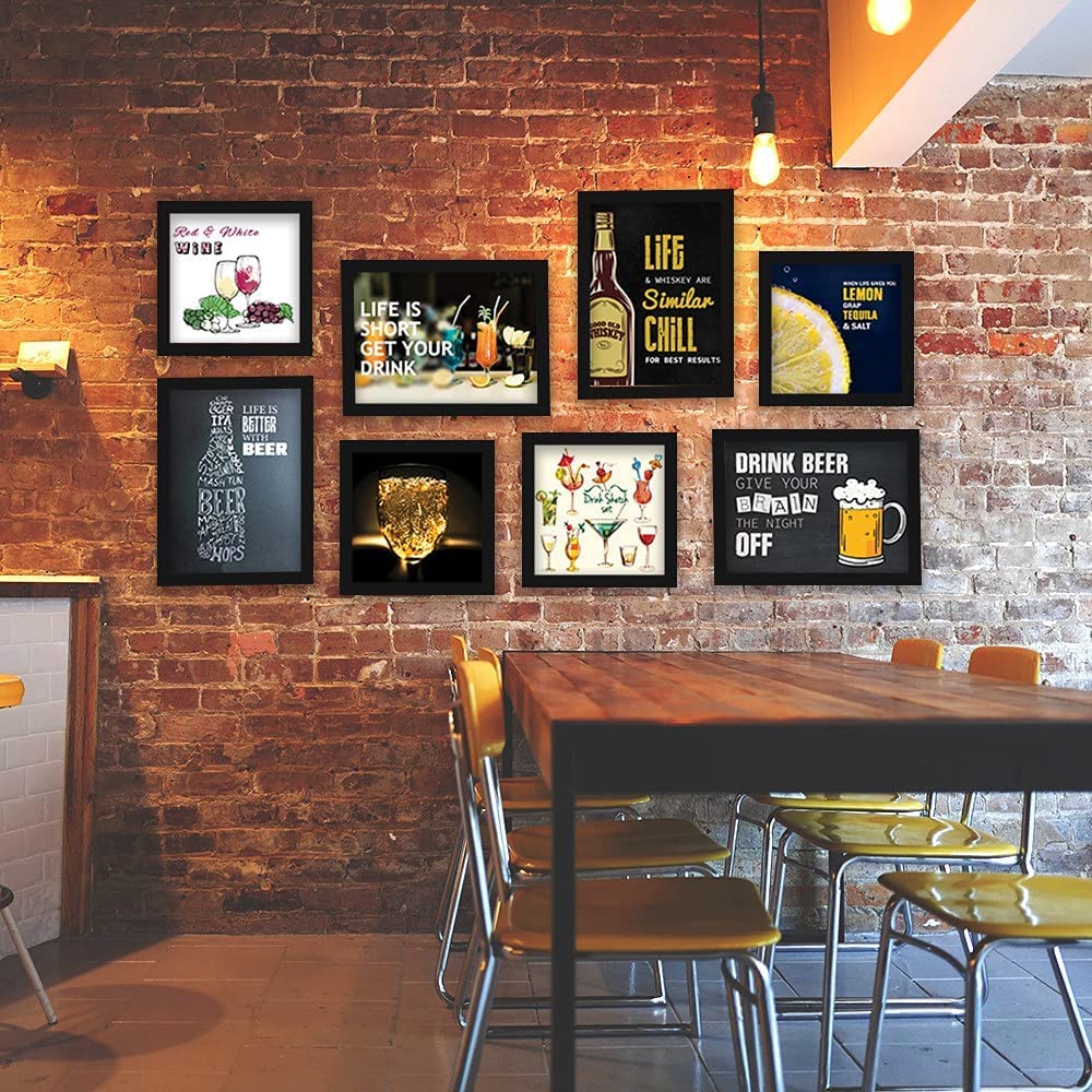 Bar Wall Picture Frames 12 Bar Framed Canvas Picture Mockups Vol.01