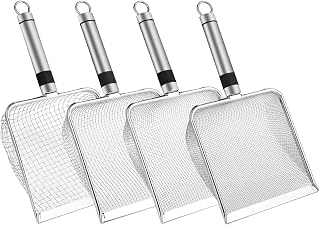 Garden soilShovel - soilSifter Screen, 4 Piece Metal Mesh, Durable Ergonomic Handle | Backyard Greenhouse Porch Outdoor Shovel for Efficient soilSifting Planting and Gardening Use