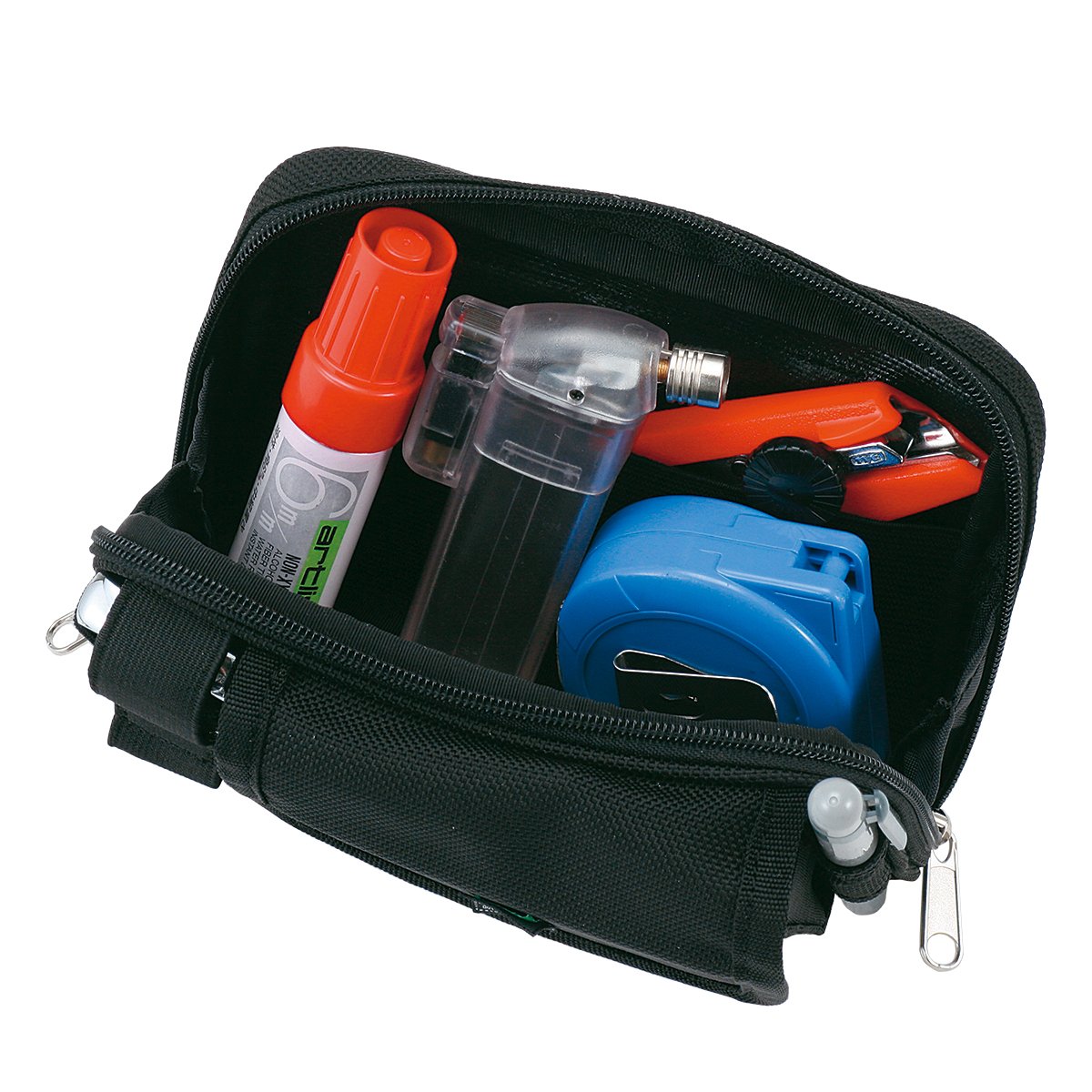 logos (logos) Bag Pouch hippuka-go No. 4 Carabiner Belt Loop Storage Pocket