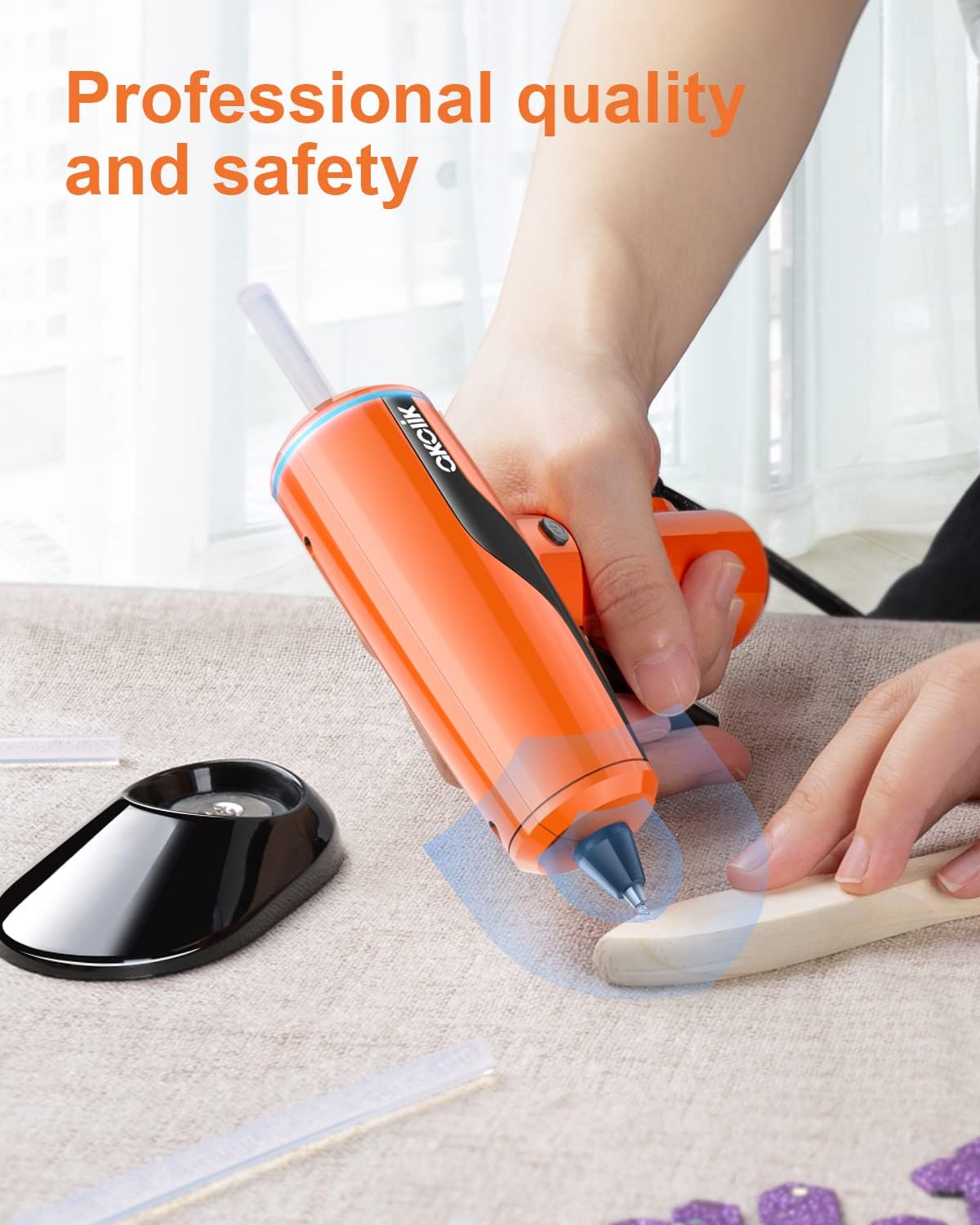 akolik 50W Mini Hot Glue Gun, Anti-Drip Fast Preheating Mini Glue Gun Kit with 30 PCS Glue Sticks for DIY, Arts & Craft, Home Repairs, and Decorations 50W : Arts, Crafts & Sewing