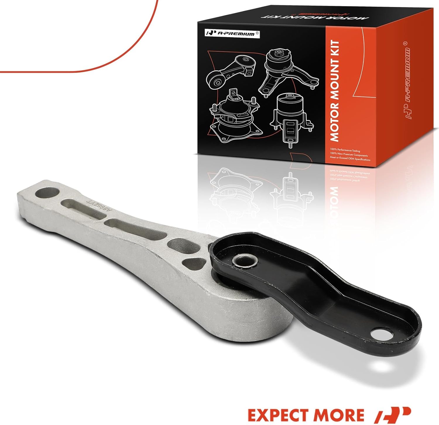 A-Premium Rear Engine Motor Mount Compatible with Volkswagen Jetta 2005-2008 2012-2013 2015-2018, Passat 2015-2022, Golf 2010-2014, Beetle, Eos, GTI, Golf R, Jetta City, Rabbit & Audi A3, A3 Quattro