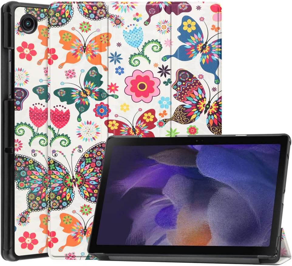 Samsung Galaxy Tab A8 Tablet Case 10.5 Inch Model; SM-X205/SM-X200/SM-X207, Ultra-thin Case, Tri-fold Bracket, Ultra Lightweight, Fashion Smart Case, Comprehensive ProtectionGalaxy Tab A8
