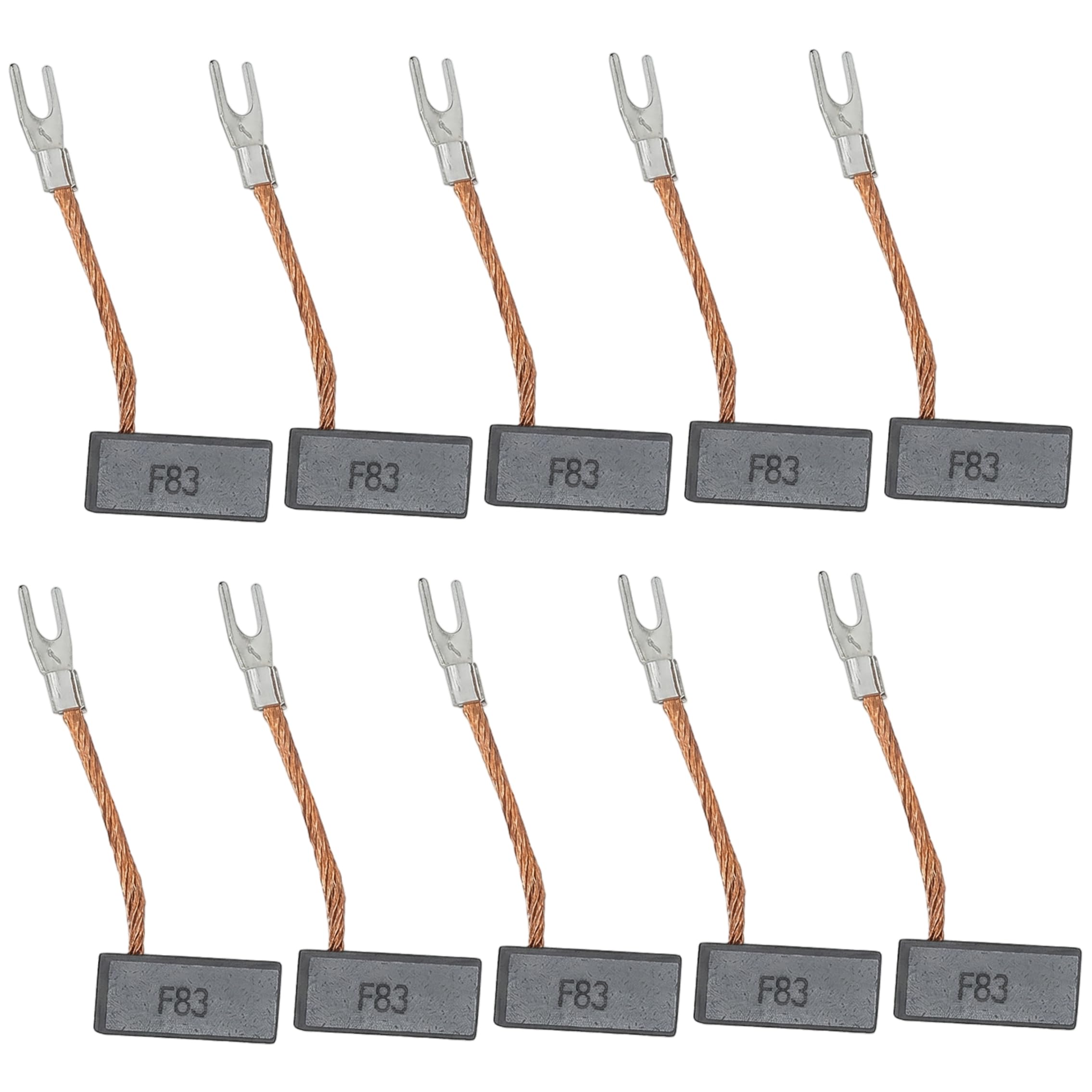 10pcs Carbon Brushes Replacement - Carbon Brushes For Imported Dc Motors, 6.3x9.3x22mm, 6.3x9.6x22mm ;1