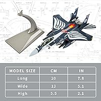 Vista 4 de 1100 F-15 Strike Eagle Modelo Fundido a troquel Aviones Militares Modelos Jet Modelo Avión para Colección