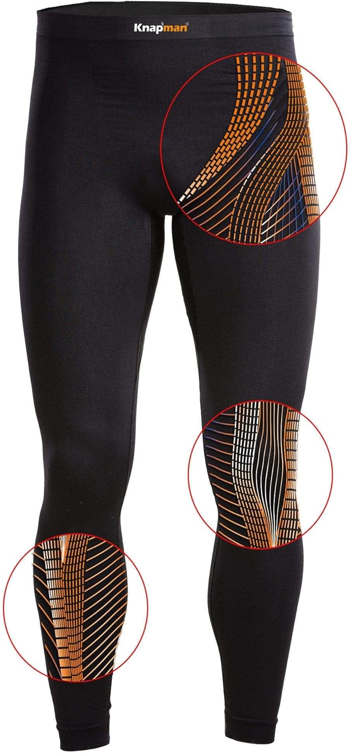 Knap'man Zoned Compression Tights 45% Black