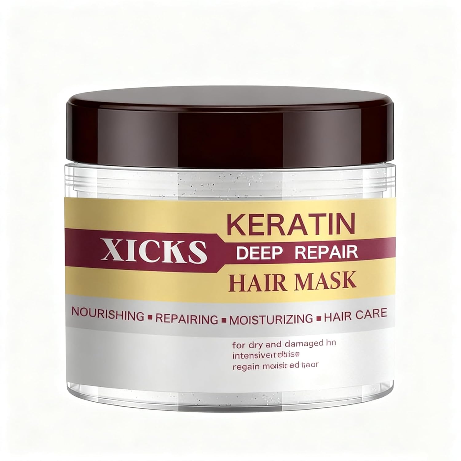 Keratin Hair Mask - Deep Repair for Damaged Hair - Hydrating Repairing for Dryness and Damage Conditioner -500 ml | Collagen, Powerful Repair, Moisturization, Salon-Quality, 16.9 Fluid Ounces