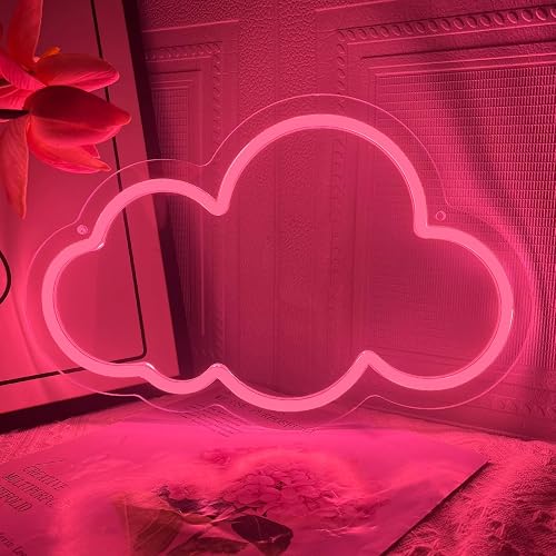 Cloud Neon Sign Cute White Clouds LED Light Sign for