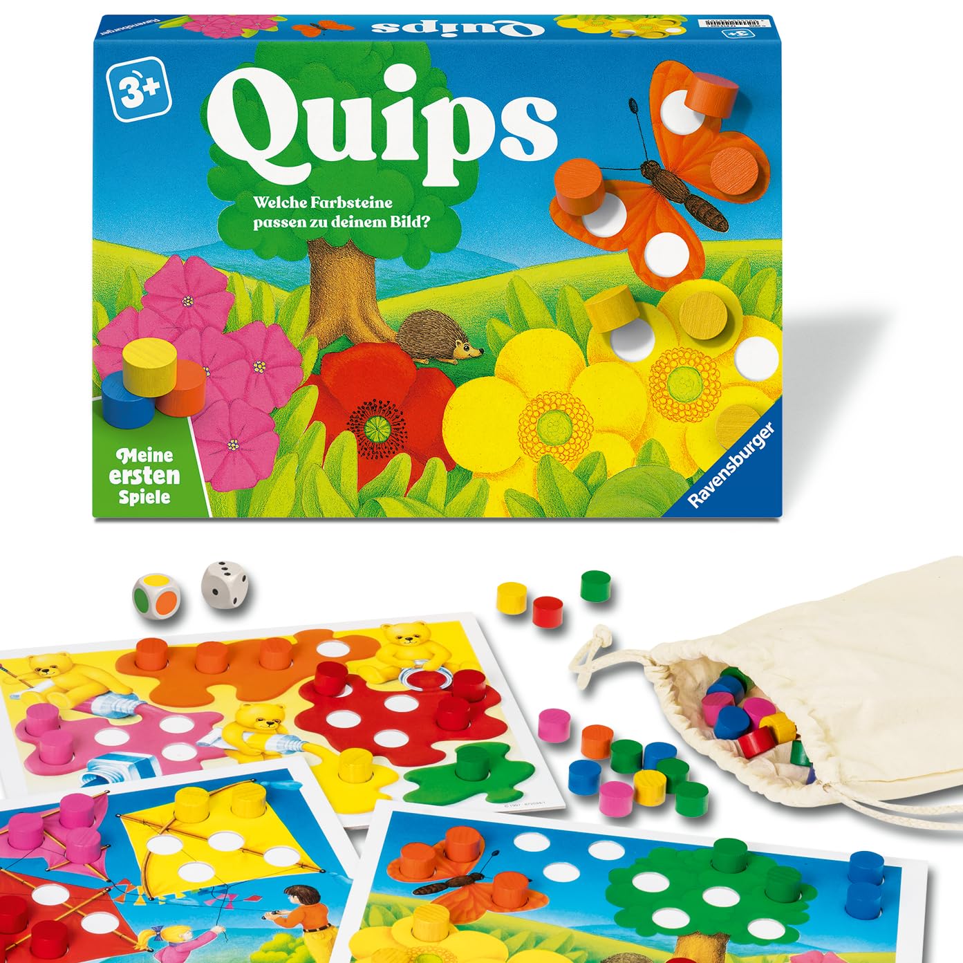 Ravensburger 12010020 Quips - Meine ersten Spiele: Kinderspiele, Spiele ab 3 Jahren, für 2-4 Spieler, Geschenk für Mädchen oder Junge