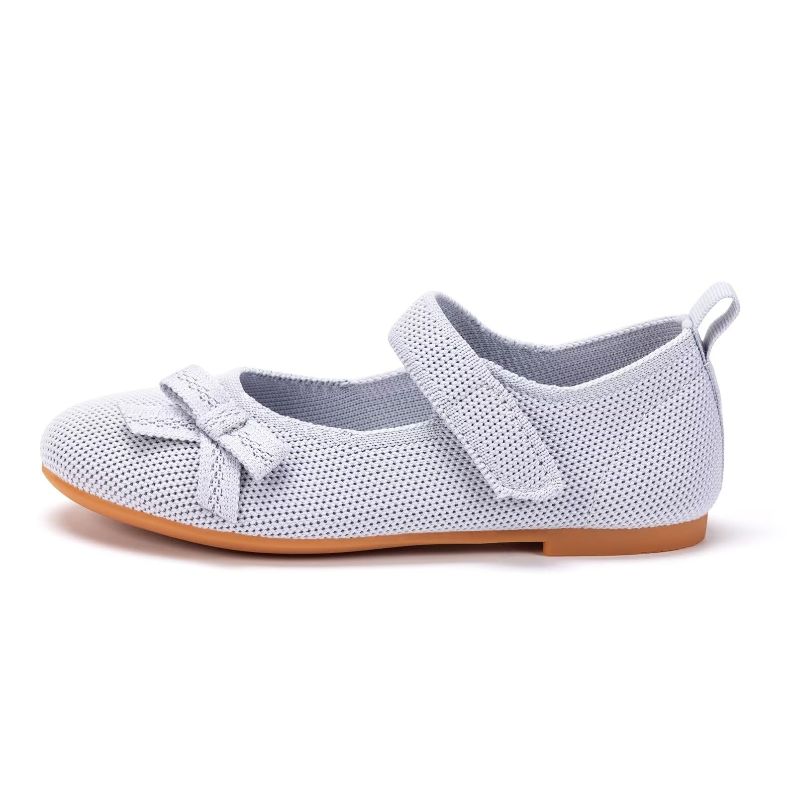 Frank Mully Girls Dress Shoes Mary Janes Girls Slip On Flats Ballet Flats Flat Party School Shoes with Bow for Toddlers/Little Kids/Big Kids