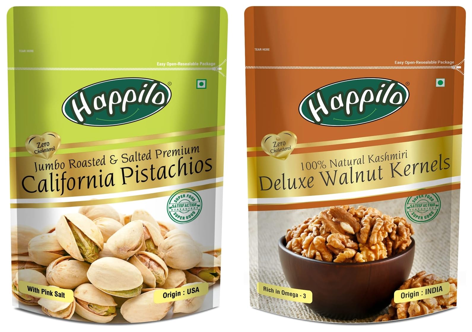 See full amazon price history chart for Happilo Premium Californian Roasted and Salted Pistachios, 200g & Deluxe 100% Natural Kashmiri Walnut Kernels, 200g Combo Happilo Premium Californian Roasted and Salted Pistachios, 200g & Deluxe 100% Natural Kashmiri Walnut Kernels, 200g Combo (B09ZHVZTVY) Amazon Price History, Amazon Price Tracker