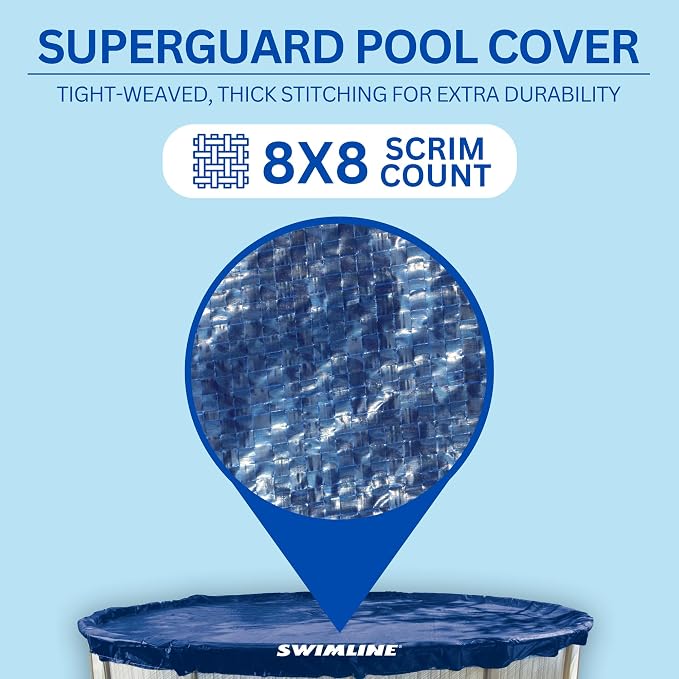 Cubierta de piscina invernal Swimline para piscina redonda 24 pies miniatura 4