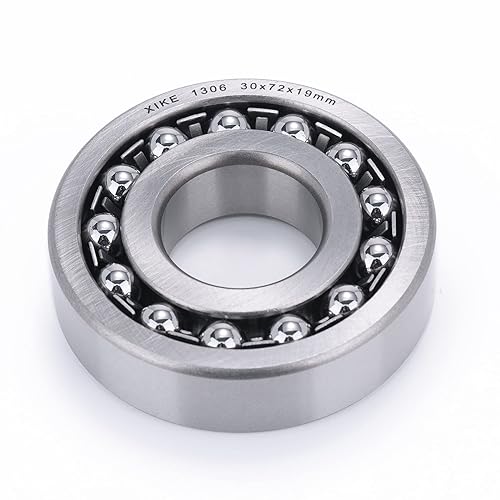 Miniatura 125 de XIKE 1 Pcs 108 Self-Aligning Ball Bearings 8x22x7mm, Open and Chrome Steel Fits DIY/Fans/Industrial/Agriculture/Pulp/Paper/Beverage/Textile