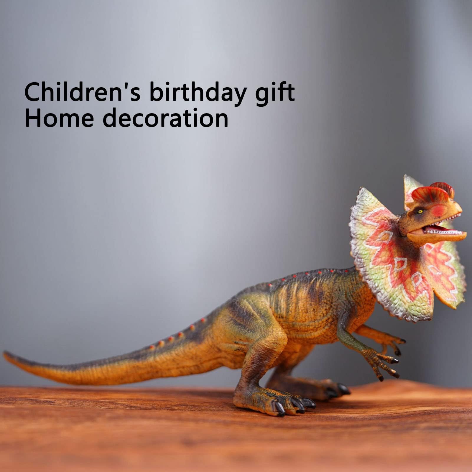 Modelo de Dilofosaurio, Figura de Dinosaurio para Niños, Colección de Juguetes, Regalo de Cumpleaños para Mayores de 3 Años