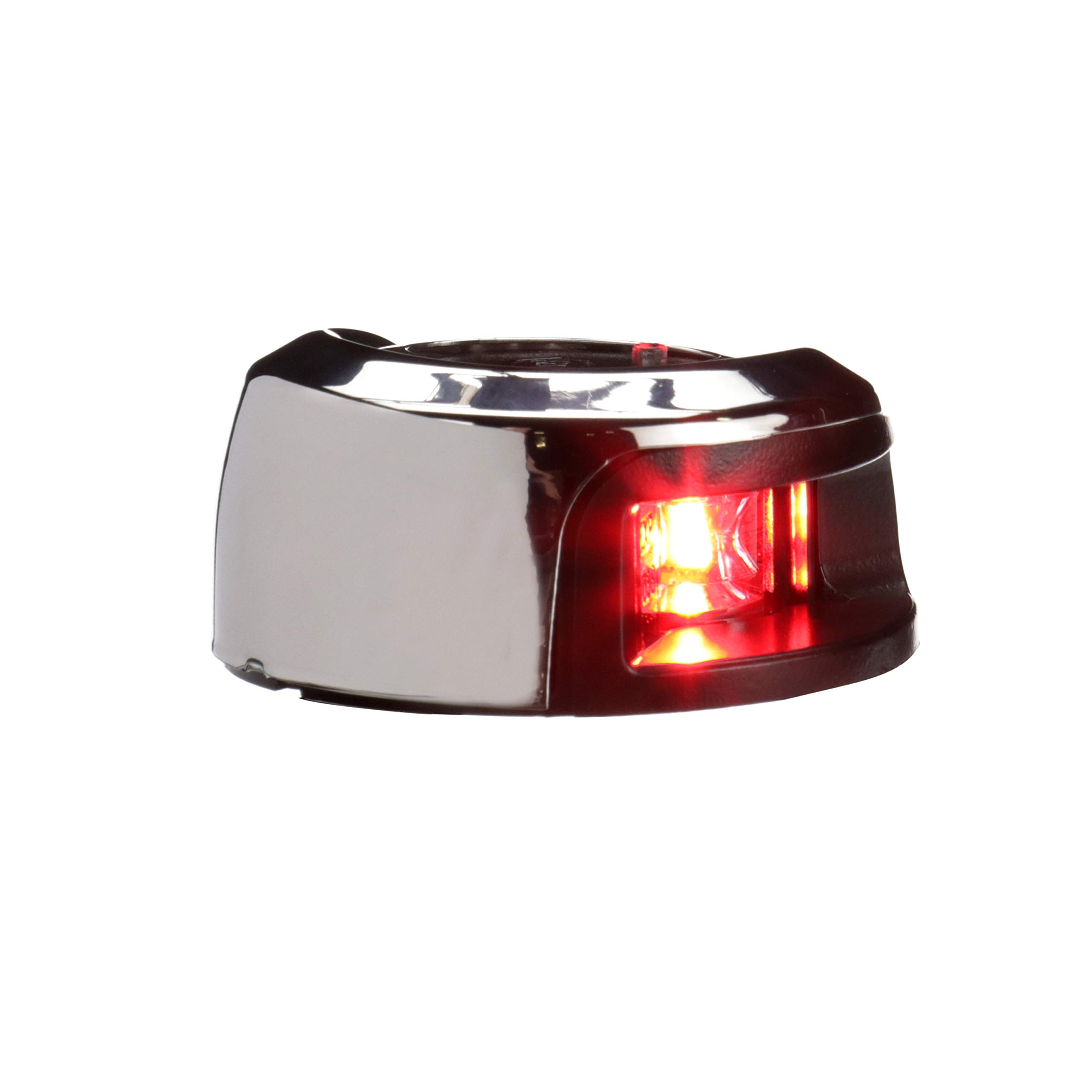 ATTWOOD SIDELIGHT GREEN 12V W/ STAINLESS HOUSING O 22697008916 - 2
