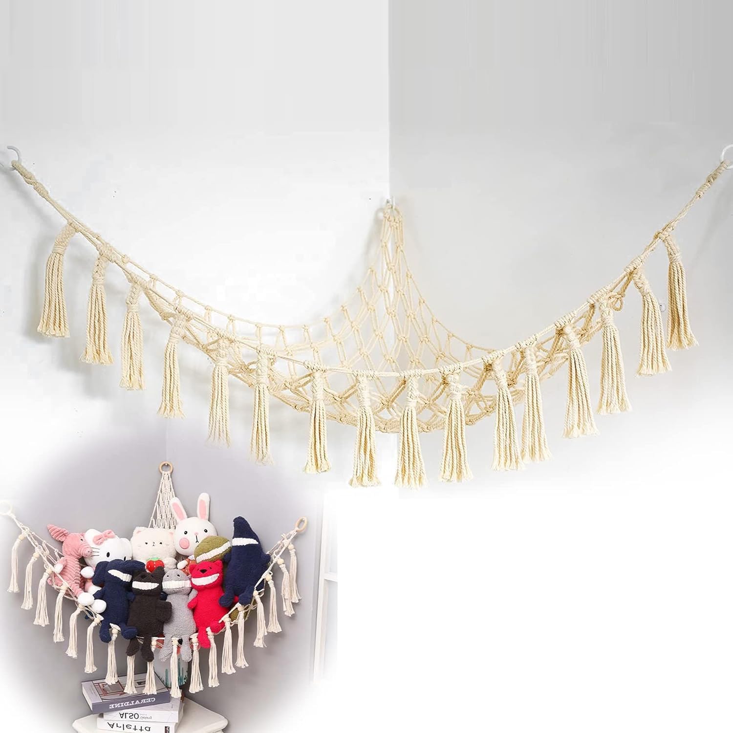 1 x Brand New Tamseen Toy Hammock Small, Teddy Stuffed Animal Hanging