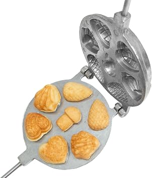 Assorted Cookie From 2 Heart Cookie Cutter + 2 Pine Cone Cookie Cutter + 1 Mushroom Cookie Candy Maker + 2 Seashell Walnut Maker