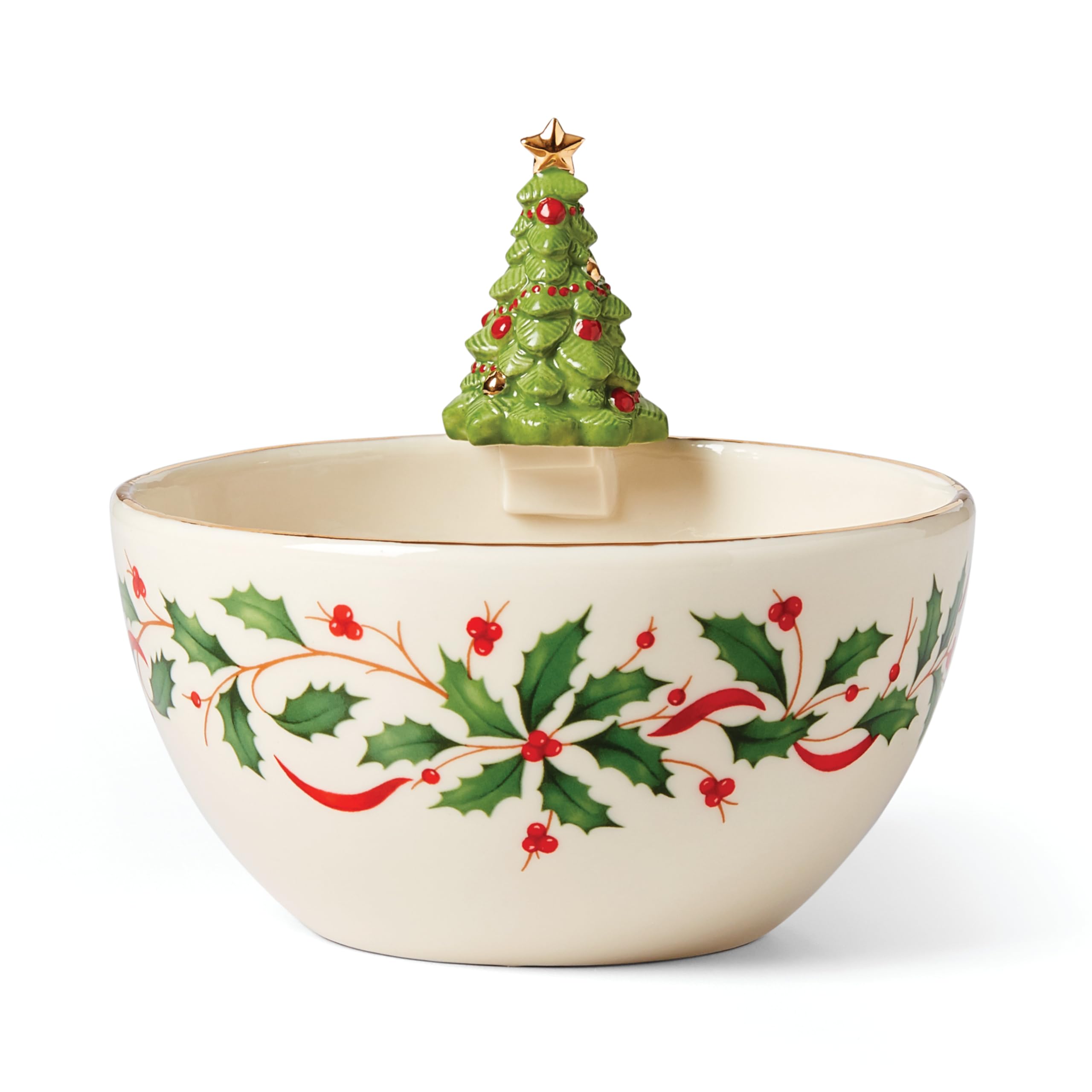 Amazon.com | Lenox 893505 Holiday Tree Bowl, Christmas Hosting