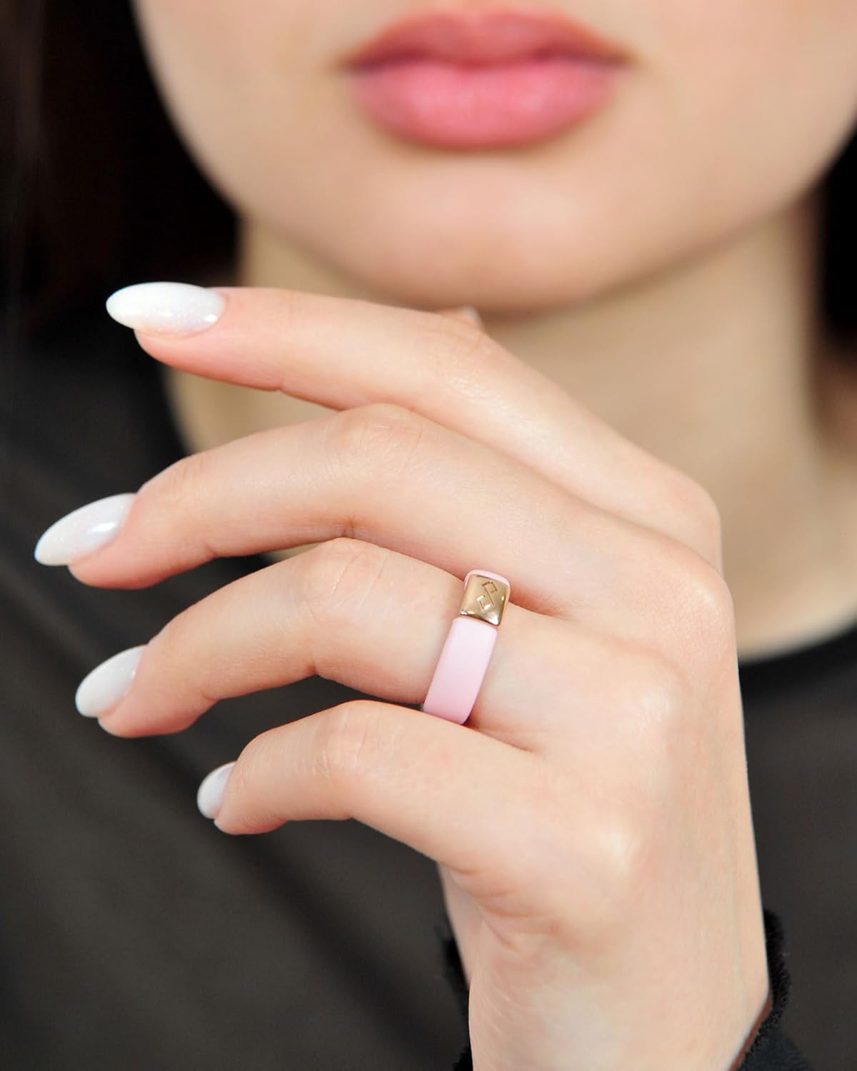 Rinfit Matching Silicone Rings for Couples - Silicone Wedding Bands Sets for Him and Her - MetalInfinity & Infinity Patented Design