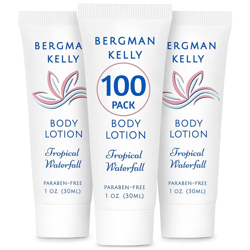 Loção corporal BERGMAN KELLY Tropical Waterfall, 30 mL, pacote com 100