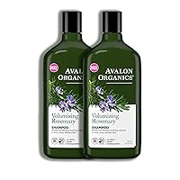 Vista 4 de Avalon Organics Shampoo, Volumizing Rosemary, 11 Fluid Ounce (Pack of 2)