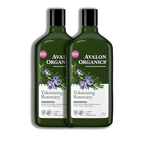 Miniatura 4 de Avalon Organics Champú, romero volumizante, 11 onzas líquidas (paquete de 2)