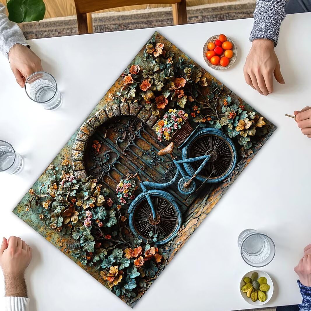Puzzle 2000 Piezas, Puzzle Bicicleta, Rompecabezas Adultos, Regalos -8123