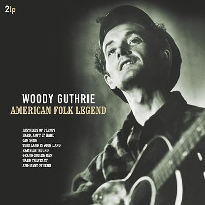 American Folk Legend por Woody Guthrie, capa do álbum