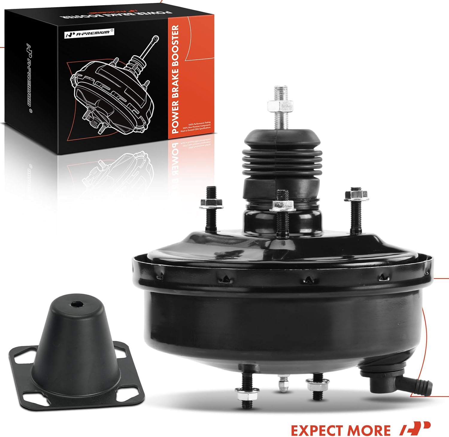 A-Premium Vacuum Power Brake Booster Compatible with Mazda B2000 1983-1984, Without Master Cylinder