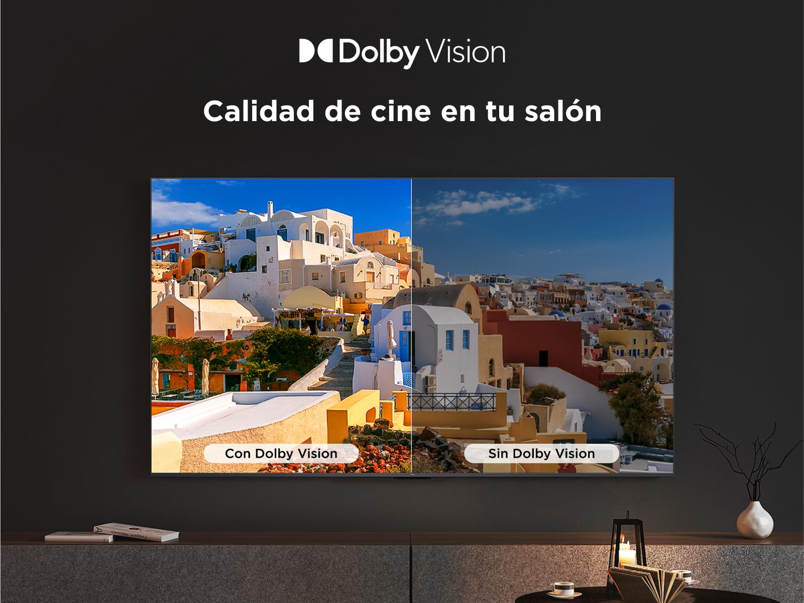 TCL 55PF650A Televisor 55 Pulgadas 4K UHD, Smart TV con Fire TV, Dolby Vision y Atmos, AirPlay 2, HDR10, DTS, Game Master, Control por Voz Alexa