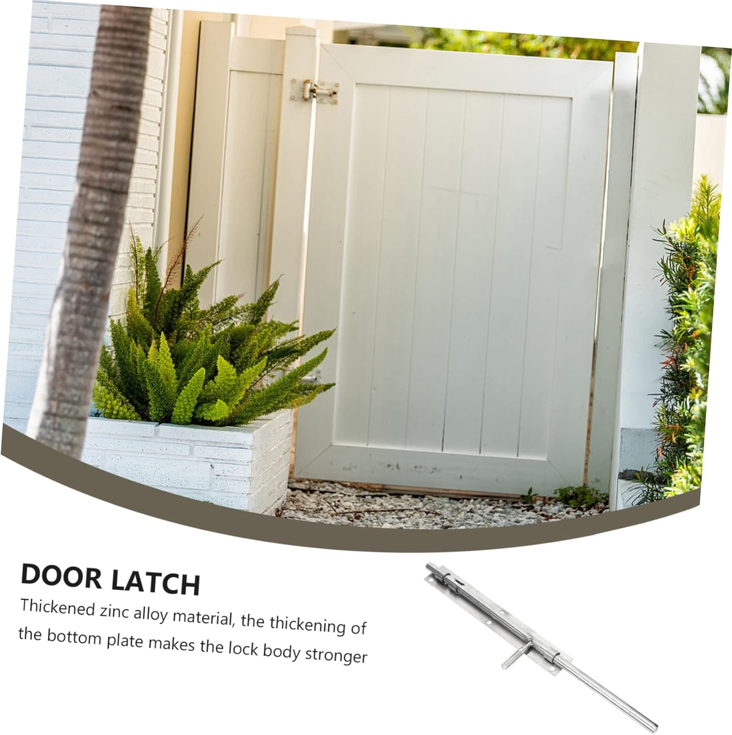 POPETPOP 5pcs Security Door Latch Slide Bolt Bolt Locks for Doors Heavy Duty Slide Lock