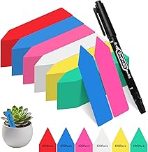 Plant Signs Pack of 600 Plant Labels Weatherproof Garden Plant Stakes for Labelling Plastic Plant Signs 10 x 2 cm