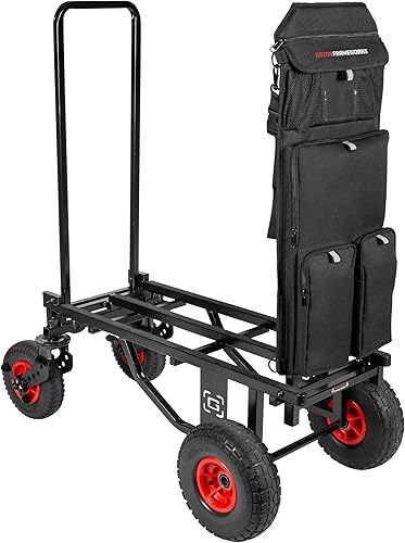 Miniatura 14 de Gator Frameworks Carrito plegable multiutilidad con extensión de 30-52" y capacidad de carga de 500 libras (GFW-UTL-CART52)