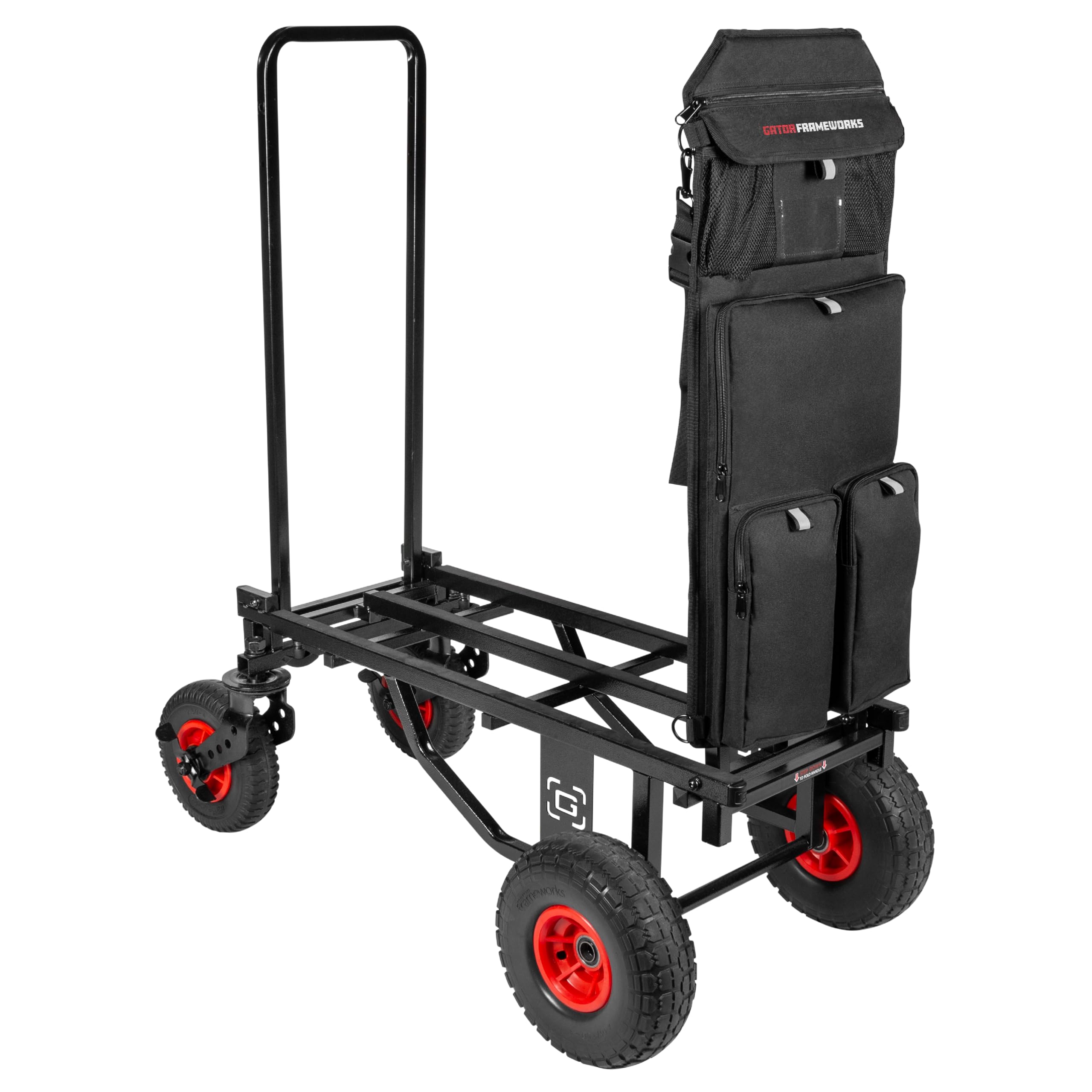 Gator Frameworks 7ポケット スリップオン アクセサリーバッグ Gator Frameworksユーティリティカート(GFW-UTL-CART-ACCBAG)、ブラック