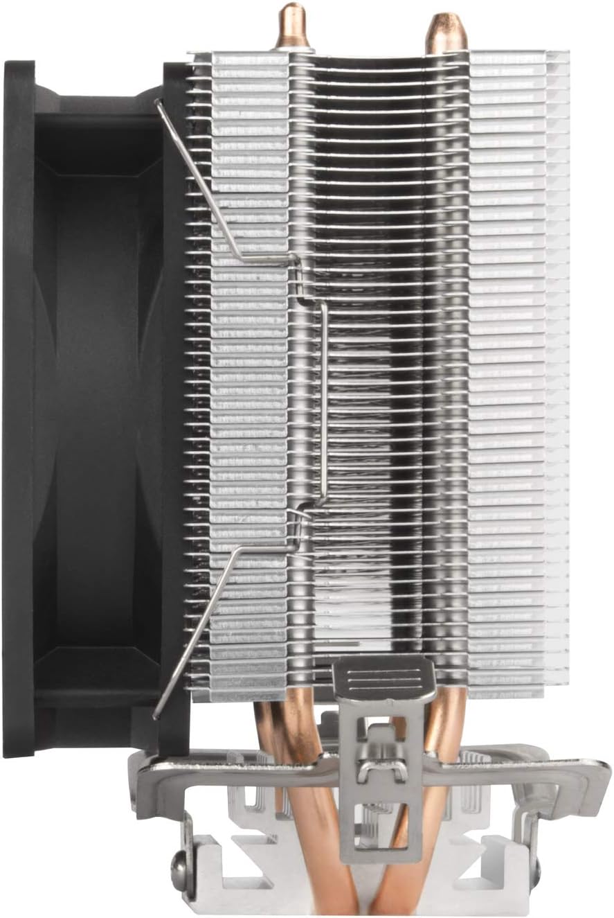 SilverStone Technology KR03 Krypton CPU Cooler, 92mm Blue LED Fan, 2000 RPM, Hydraulic Bearing, Copper Heat Pipes with Aluminum fins, Universal Socket Compatibility Intel&AMD, SST-KR03