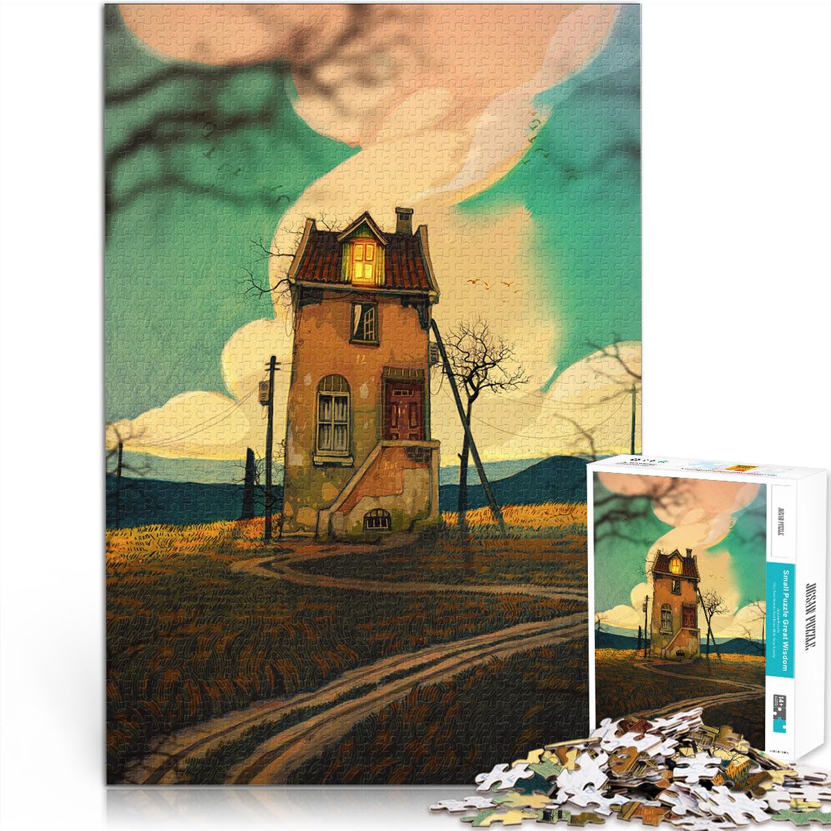 puzzles for adults 2000 pieces home alone Family Activity 70x100cm for is ideal as a gift for the whole family for and Age 14 Years Up — image 1
