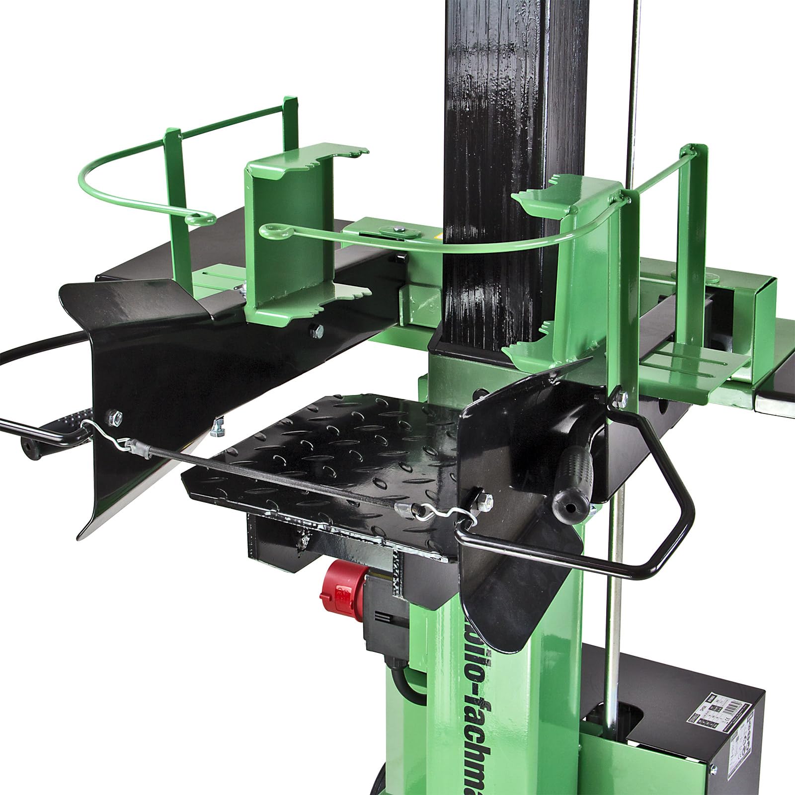 DEMA Elektro-Holzspalter 8 t – Stehend, Meterspalter, Hydraulikspalter, Brennholzspalter, Kaminholzspalter – 400 V, 3 kW, robust, kraftvoll, vielseitig – Garten, Werkstatt, Brennholz