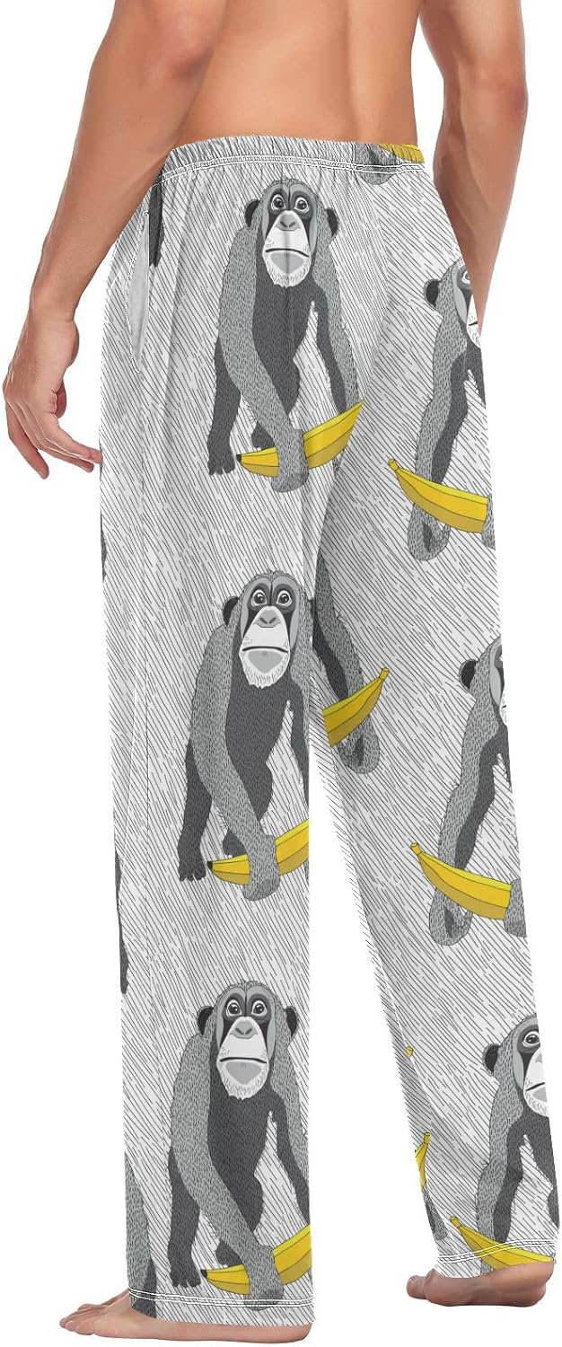 Fisyme Mens Pajama Pants Men's Pajama Bottoms Soft Sleep Lounge Pj Pants - Image 5