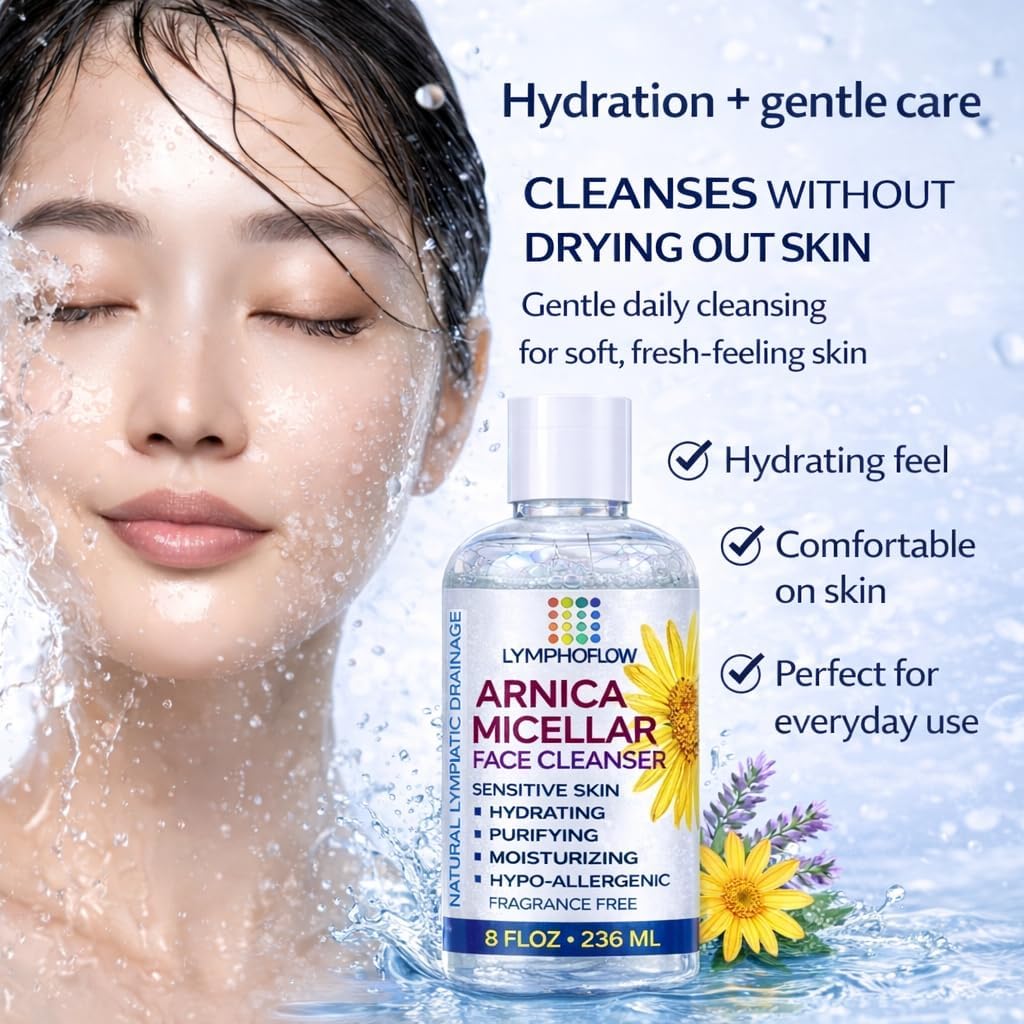 Bruizex Arnica Montana Micellar Cleansing Water, 8 Fl Oz