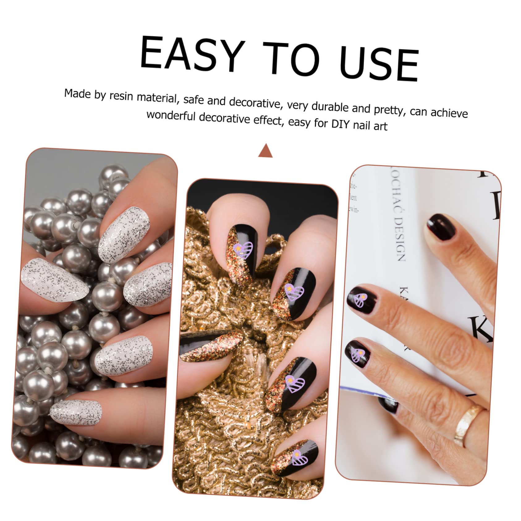 FOMIYES 5 Set di Adesivi per Nail Art Fluorescenti per Unghie Manicure Strisce per Nail Art Set di Decalcomanie per Feste Serali Fogli * 5