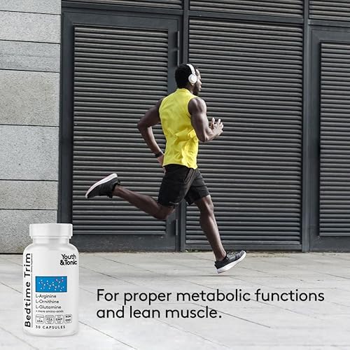 Miniatura 5 de Youth & Tonic Aminoácidos Bedtime Trim Limpiador de colon de 15 días y desintoxicación ACV  para metabolismo de limpieza desintoxicante y músculos